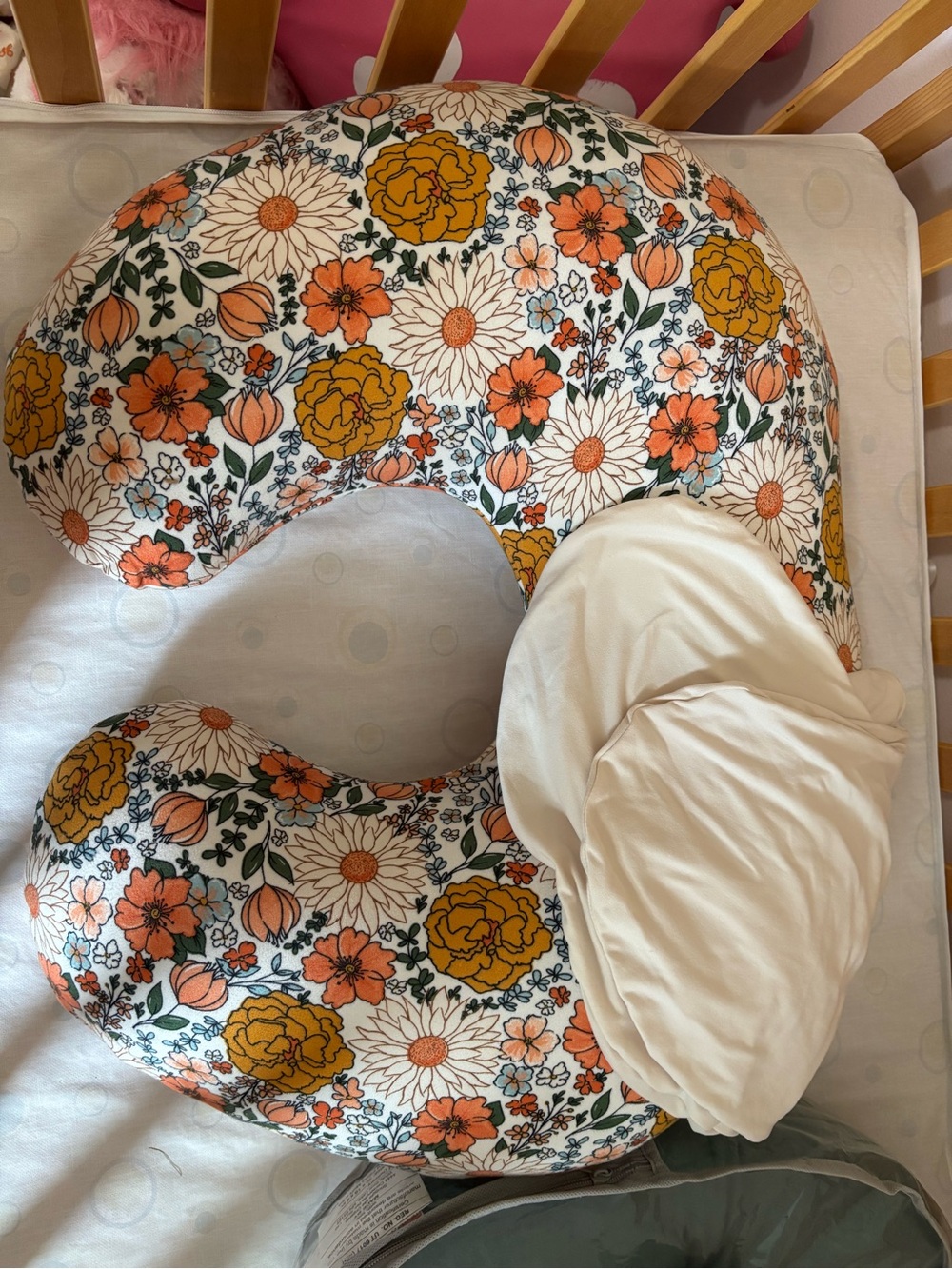 Floral Nursing / Feeding Pillow / Boppy Pillow